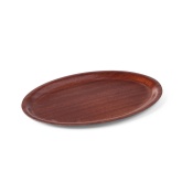 Montana Non-slip Surface Tray, walnut- oval, 290 x 210mm