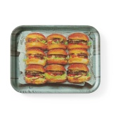 Нескользящий сервировочный поднос, принтованный, HENDI, tasty burger, 330x430мм
