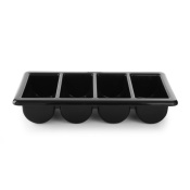 Cutlery tray, HENDI, Black, 530x325x(H)100mm