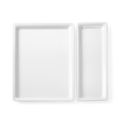 Поднос банкетный GN из фарфора, HENDI, GN 1/1, 530x325x(H)20мм