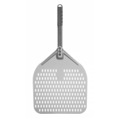 Pizza scoop with short handle, squared, perforated, HENDI, 355x710mm
