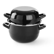 Mussel pan - with lid, HENDI, 2,3L, ø200x(H)190mm