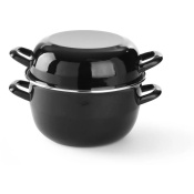 Mussel pan - with lid, HENDI, 5L, ø260x(H)210mm