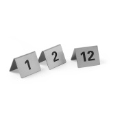 Информационные таблички-номера, HENDI, Номера 1-12, 50x35x(H)40мм