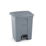 Контейнер для отходов с педалью, AmerBox, 87л, серый, 500x410x(H)815мм