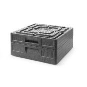 Термоконтейнер кейтеринговый Salto, HENDI, Profi Line, 9,8л, 410x410x(H)135мм