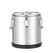 Термос Kitchen Line из нержавеющей стали для транспортировки пищевых продуктов, HENDI, Kitchen Line, 22л, серебряный, ⌀330x(H)370мм