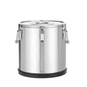 Термос Kitchen Line из нержавеющей стали для транспортировки пищевых продуктов, HENDI, Kitchen Line, 50л, серебряный, ⌀430x(H)455мм