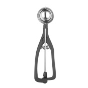 Ложка для мороженого для левшей, Stöckel, 1/30, черный, ⌀49x(H)мм