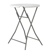 Round bar table, AmerBox, max. load 80 kg., ⌀800x(H)1100mm