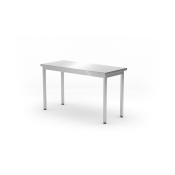 Центральный стол без полки – на болтах, глубина 600 мм, HENDI, Kitchen Line, 1400x600x(H)850мм
