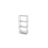 Storage rack with 4 shelves - for self-assembly, HENDI, Kitchen Line, 800x400x(H)1800mm