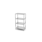 Стойка для хранения с 4 полками – на болтах, HENDI, Kitchen Line, 1000x600x(H)1800мм