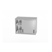 Hanging cabinet with sliding doors – welded, depth: 400 mm, HENDI, Profi Line, 800x400x(H)600mm