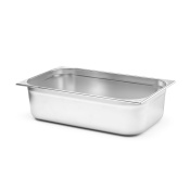 Гастроёмкость для печей GN 1/1, HENDI, GN 1/1, 19,25л, серебряный, 530x325x(H)150мм