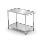 Тележка для официанта, 2 полки – сварная, HENDI, Profi Line, 800x500x(H)850мм