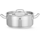 Stew pan low - with lid, HENDI, Profi Line, 2,8L, ø200x(H)90mm