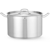 Stew pan middle - with lid, HENDI, Profi Line, 23,5L, ø360x(H)230mm