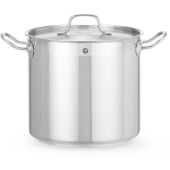 Stew pan high - with lid, HENDI, Profi Line, 6L, ø200x(H)190mm