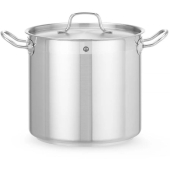 Stew pan high - with lid, HENDI, Profi Line, 10L, ø240x(H)220mm