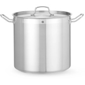 Stew pan high - with lid, HENDI, Profi Line, 24L, ø320x(H)300mm