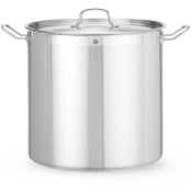 Stew pan high - with lid, HENDI, Profi Line, 37L, ø360x(H)360mm