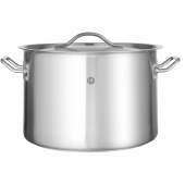 Stew pan middle - with lid, HENDI, Budget Line, 14L, ø300x(H)200mm