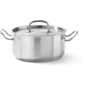Кастрюля низкая с крышкой, HENDI, Kitchen Line, 2,9л, ⌀200x(H)95мм