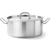 Stew pan low - with lid, HENDI, Kitchen Line, 7,3L, ø280x(H)120mm