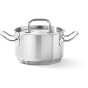 Кастрюля средняя с крышкой, HENDI, Kitchen Line, 1,9L, ø160x(H)95mm