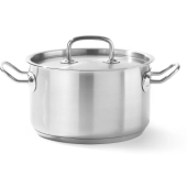 Stew pan (medium) – with lid, HENDI, Kitchen Line, 3,5L, ø200x(H)115mm