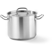 Кастрюля высокая с крышкой, HENDI, Kitchen Line, 5л, ⌀200x(H)160мм