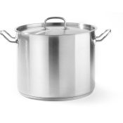 Кастрюля высокая с крышкой, HENDI, Kitchen Line, 13,5л, ⌀280x(H)220мм
