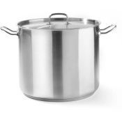 Кастрюля высокая с крышкой, HENDI, Kitchen Line, 21L, ø320x(H)270mm