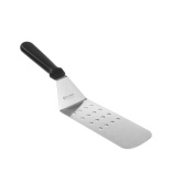 Turner flexible, perforated, HENDI, Black, 375x75mm