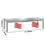 Heated gantry - 1,6 m - 1 level - height: 0,4 m