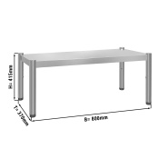 Additional table 0,8 m - with 1 Floor 0,4 m height