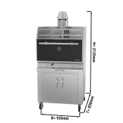 Charcoal - charcoal oven - black