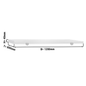 CHOPPING BOARD FOR BUTCHER TABLE 1200X800MM, WHITE