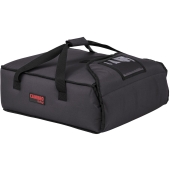 Insulated pizza bag., Cambro, for 2 pizza boxes ø400 mm or 3 pizza boxes ø350 mm, Black, 420x460x(H)165mm