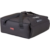 Insulated pizza bag., Cambro, for 3 pizza boxes ø450 mm or 4 pizza boxes ø400 mm, Black, 445x510x(H)190mm