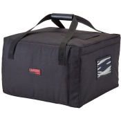 Insulated pizza bag., Cambro, for 5 pizza boxes ø450 mm or 6 pizza boxes ø400 mm, Black, 495x495x(H)320mm