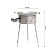 GAASIPÕLETIGA WOK PRO-545 INOX