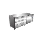 SARO Cooling table with 1 door and 2x 3 drawer set, model KYLJA 3150 TN