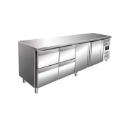 SARO Cooling table with 2 doors and 2x 2 drawer set, model KYLJA 4140 TN