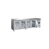 Холодильный стол saro с 4 стеклянными дверями