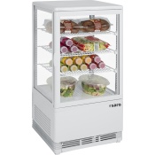 SARO Mini Refrigerated Showcase Ventilated Cooling model SC 70 white