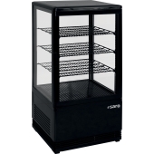 Мини-холодильник с циркуляцией воздуха saro sc70 черный