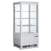 SARO Mini Refrigerated Showcase Ventilated Cooling model SC 80 white