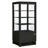 SARO Mini Refrigerated Showcase Ventilated Cooling model SC 80 black